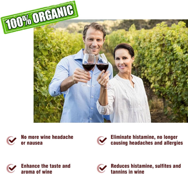 Winkpup Wine Purifier with 5 Selective Sulfite Filters: Remove Sulfites and Histamines, Restore Taste, Aerate purified wine - Home gatherings business dinners holiday celebrations Exquisite Gifts - Image 3